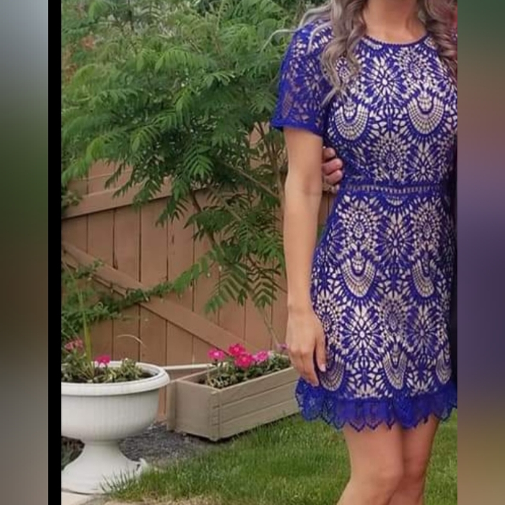 Vici Hidden Lable Cobalt blue dress